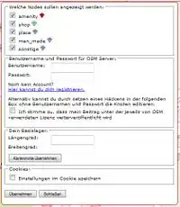Preferences window