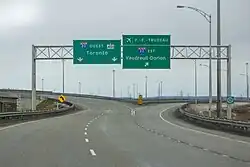Québec (French): destination:ref=20 Ouest;401 Ouest destination:ref=20 Est