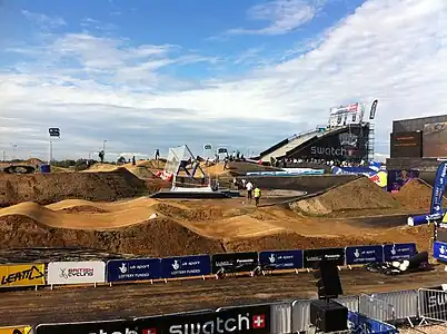 London's Olympic BMX track