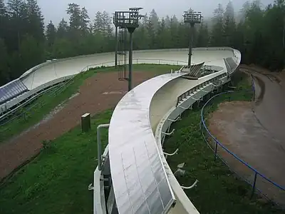 Boby na trati v Altenbergu(en)/Německo