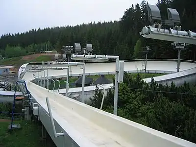 Boby na trati v Altenbergu(en)/Německo