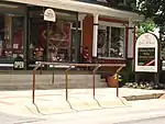 amenity=animal_hitch + horse=designated + animal_hitch=rail