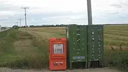 Canada (Saskatoon, Saskatchewan): amenity=letter_box post:housenumber=1-20