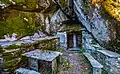 Former wine and cheese cellar, later used as a outdoor bar, in Maggiatal, Italy