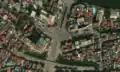 1/4 This is a picture of a really wide road in Vietnam and the surrounding roads... (Maxar satellite imagery).