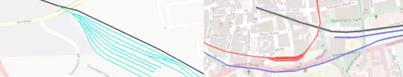 Railway overlay