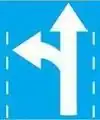 Left turn and Straight ahead