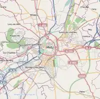 Carte de Metz