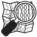 Old OSM logo in pure b/w