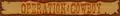 Banner with wood