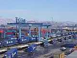 Railway logistics terminal