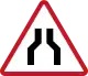 W4-2 NARROW ROAD