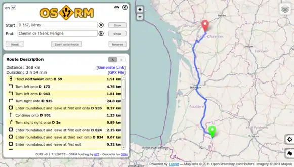 OSRM, go