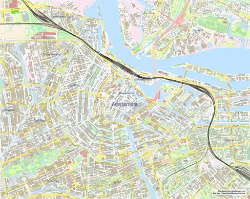 Amsterdam (center)