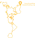 T shirt design, low detail, using a Dymaxion or Airocean projection in a orientation to place emphasis on Africa.