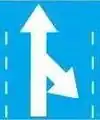 Straight ahead and Sharp Right turn
