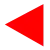Rotes Dreieck auf weißem Grund