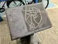 Tactile map of the city center near main railway station in Rzeszów, Poland.