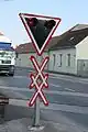 ältere Variante in Österreich: Blinklicht
