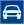 white-on-blue automobile