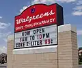 Drive through opening hours