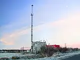 Messmast / monitoring mast man_made=mast tower:type=monitoring tower:construction=guyed_lattice