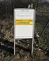 Zustellanlage Landpostkasten für Postsendungen mit einem Brief- und einem Paketfach von der Deutschen Post AG und DHL (2017)