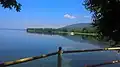 Lake Trichonida, view from Myrtia village.