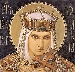 Nikolai Bruni&nbsp;[ru]'s Saint Grand Princess Olga&nbsp;[ru] (1901)