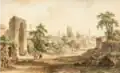 Ruins of a school (portal of the madrasah of Khan Ozbek)