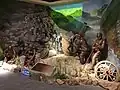 A diorama in the Memorial Park for Overseas Chinese Drivers and Mechanics from Southeast Asia in the Second Sino-Japanese War showing the construction of the Ledo Road.