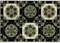 Blackish-Blue Six-Petal Lotus Pattern from the National Palace Museum, Taipei
