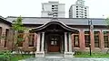 Karahafu on administrative office of Nishi Hongan-ji in Taipei, Taiwan