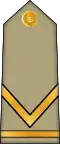 Adjudant (Arabic: مساعد, romanized:&nbsp;Mosa'id) (Algerian Land Forces)[8]