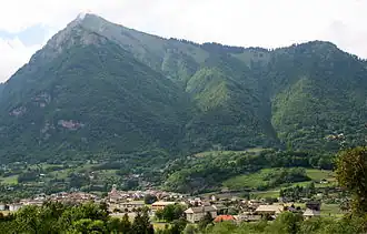 The village and the Pic de Marcelly