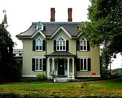 112 Elm Street, Northampton. Built 1861. Gothic Revival.