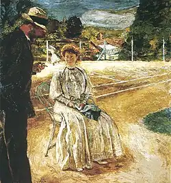 Le tennis, huile sur toile, Édouard Vuillard, 1907