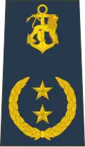 Contre-amiral (Congolese Navy)[15]