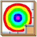 A solved 15-puzzle with an image