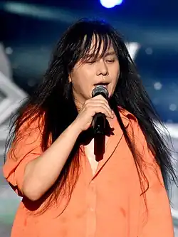 Kim at the Busan Sea Festival, August 2018