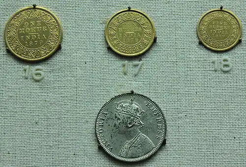 British Indian coins, 18th century CE