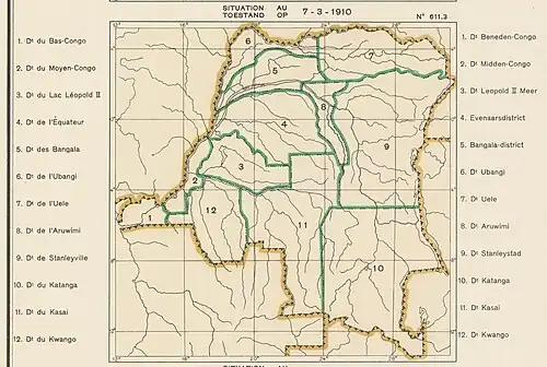 1910 districts