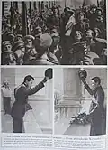 Alexander Kerensky haranguing soldiers in Odessa, Le Miroir, August 19, 1917.
