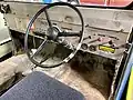 Dashboard and interior of 1976 DJ-5D