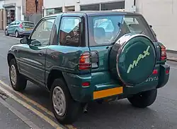 Pre-facelift Toyota RAV4 Max soft-top (SXA10, UK)