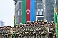 Members of the corps at the Baku Victory Parade of 2020.