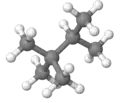 Ball-and-Stick model of triptane