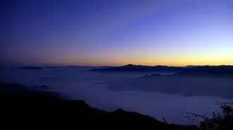Park at sunrise