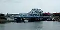 View of the Blue Bridge from the Harbour