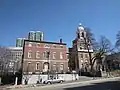 The church neighbors the First Harrison Gray Otis House